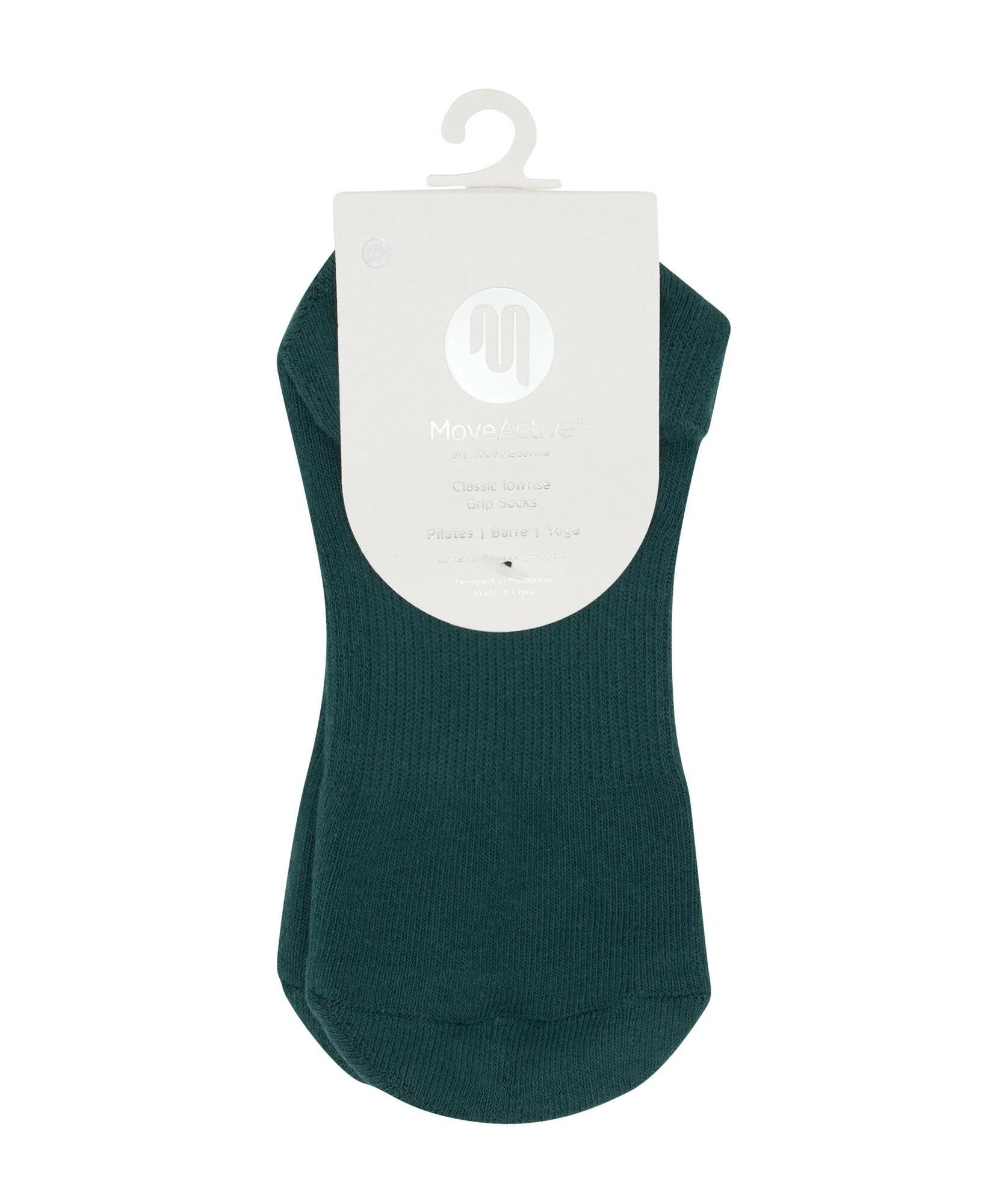 Low Rise Grip Socks - Forest Green - Image 6