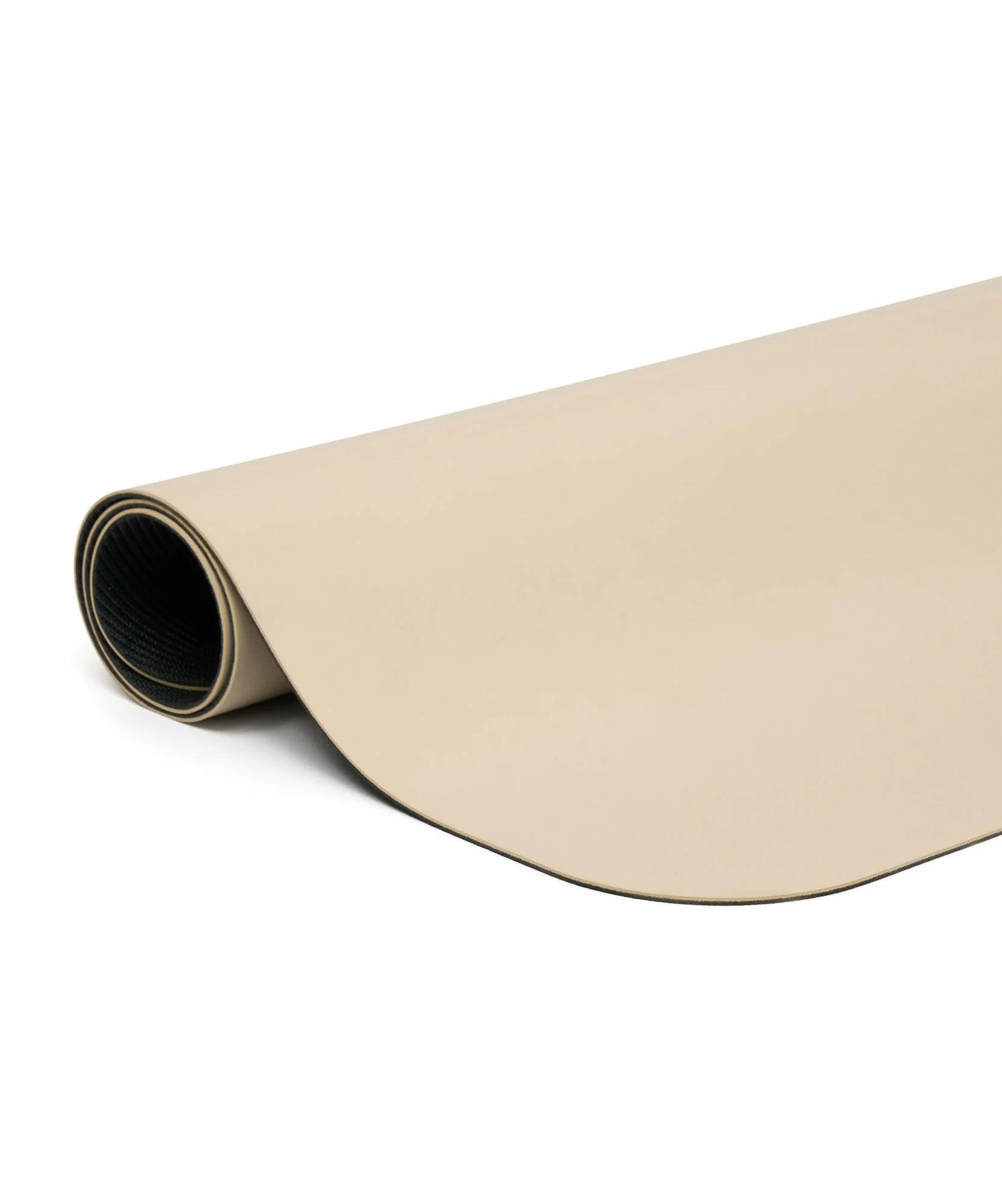 Vegan Leather Pilates Reformer Mat - Almond - Image 3